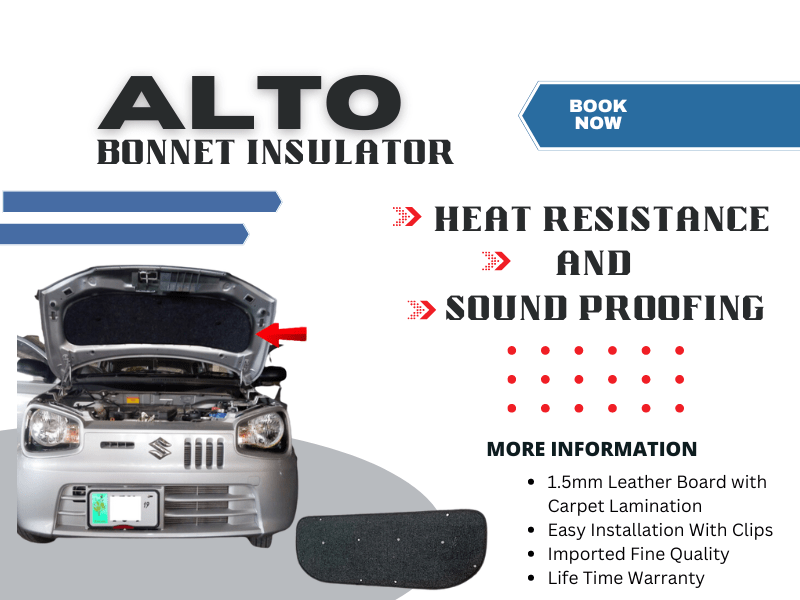 Suzuki Alto Bonnet Insulator for Heat Proofing and Sound Proofing