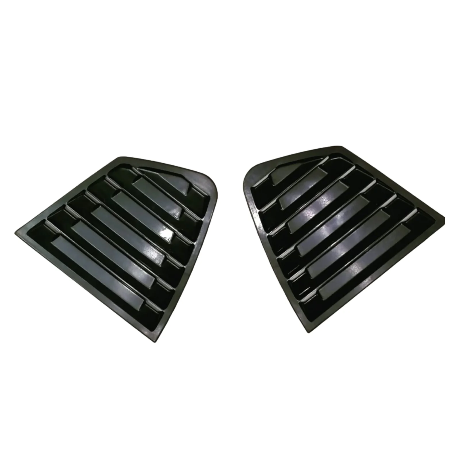 Honda City 2009-2021 Quarter Glass Louvers | ABS Rear Quarter Window Louvers view 2