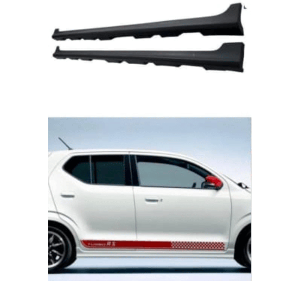 Suzuki Alto Car | Side Skirt  | In Fiber – Fine Quality | Car Exterior Accessories
