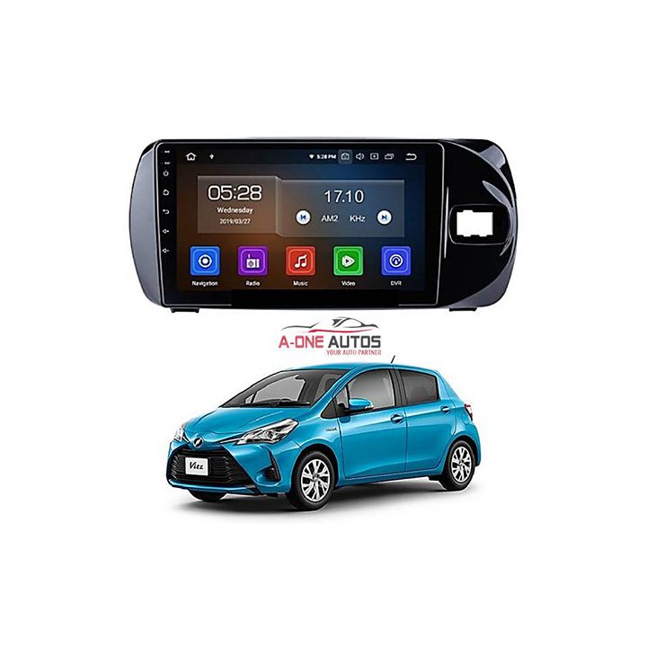 Vitz Android Multimedia Navigation Panel LCD IPS Screen – Model 2017-21