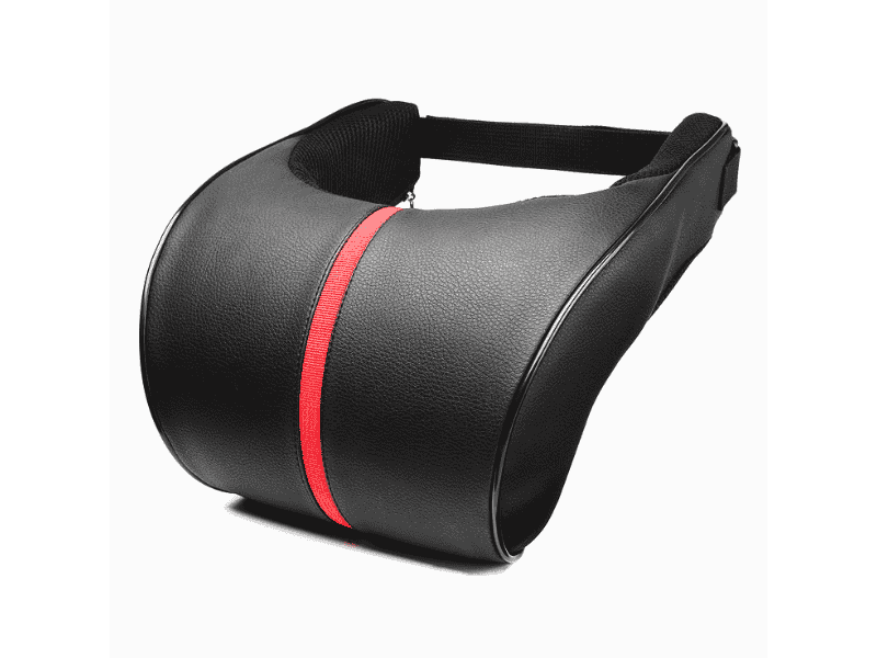 Neck Rest Cushion Pillow Imported Leather – No Neck Pain When Driving view 2