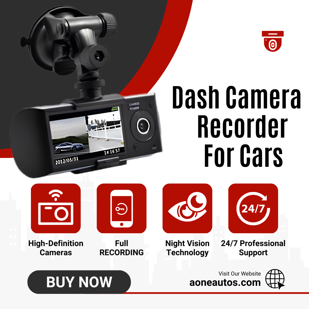 Full HD 1080P Car Dash Cam with Night Vision and Parking Monitor