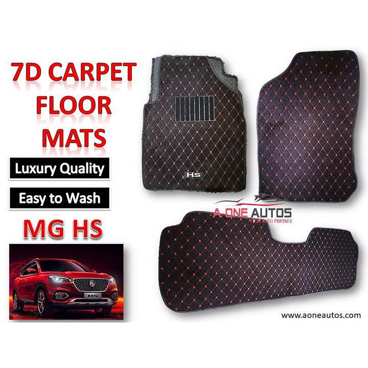 MG HS 7D Luxury Carpet Floor Mat Set