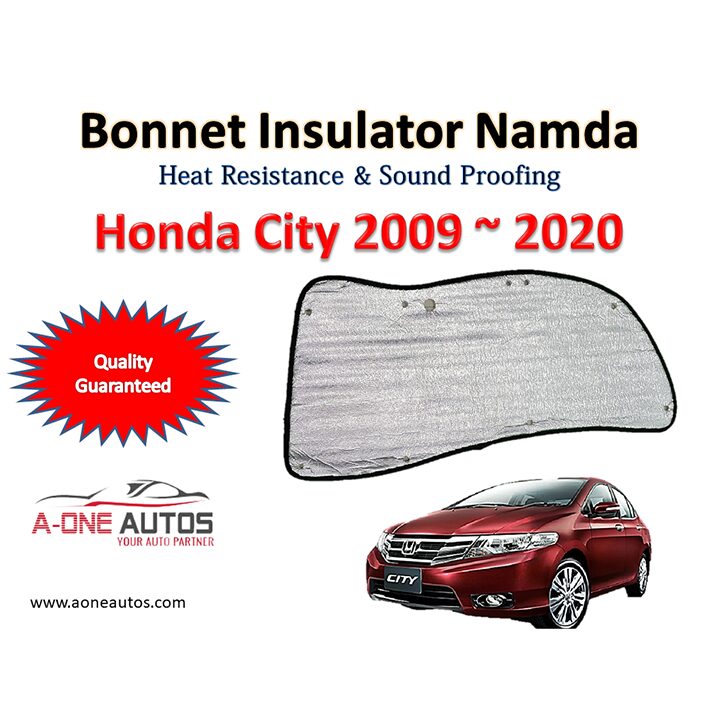 Honda City – Bonnet Insulator for Heat Resistance and Sound Proofing