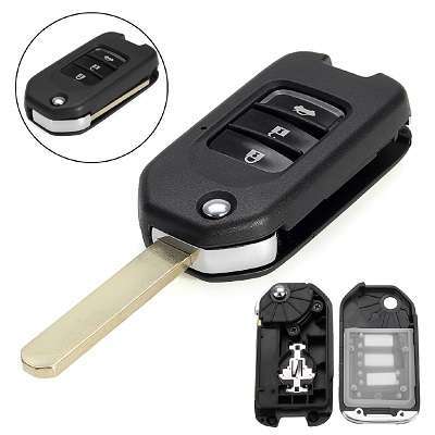 Honda Civic Rebirth 2015 Flip Key Shell OEM view 2