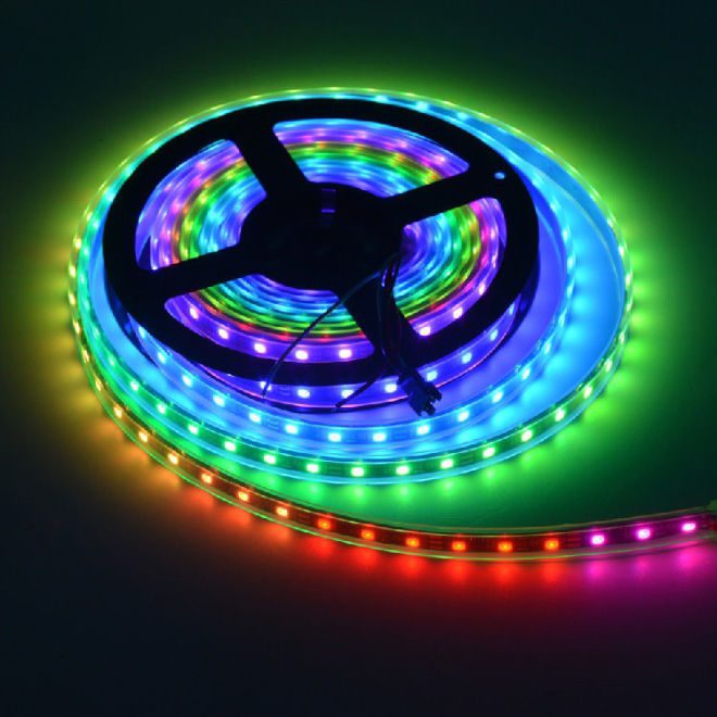 Flexible LED Light Strip Roll Multi-Color RGB | Universal Car Interior & Exterior Decorative Lighting view 1