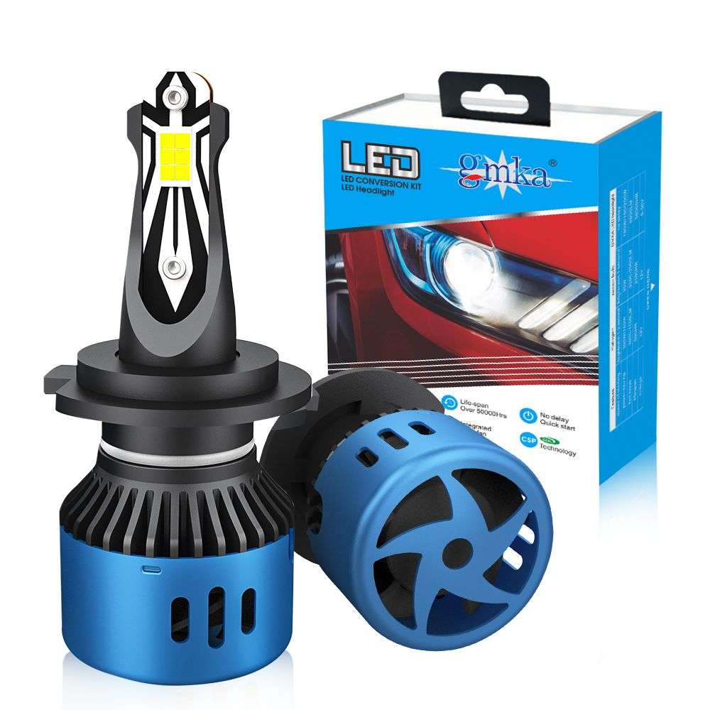 Car LED Headlight Bulb 250W H7 H4 H11 LED Lamp 3 Copper Tube LED Auto fog Lights 9005 9006 12V Turbo Headlight Bulb