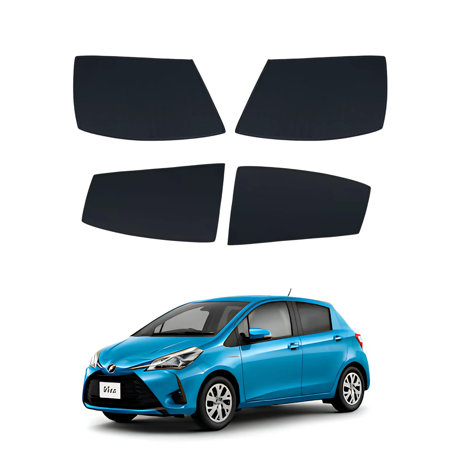 Toyota Vitz 2015-2019 Flexible Foldable Window Sun Shades