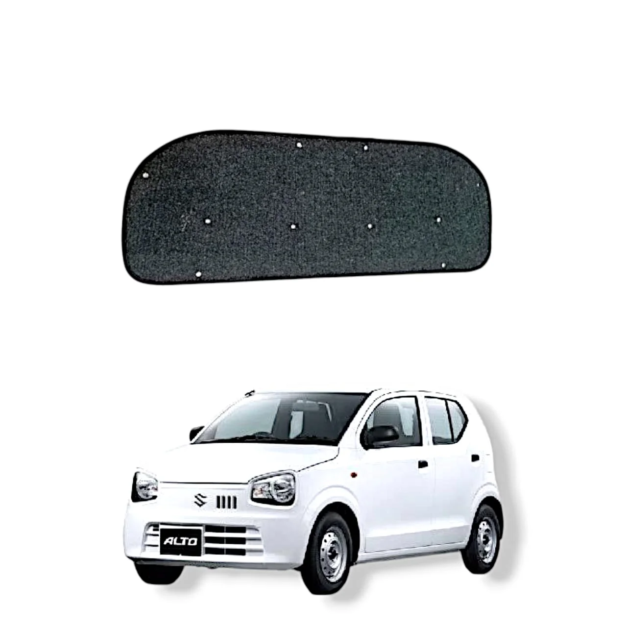 Suzuki Alto Bonnet Insulator Namda with Clips – Thickness 5mm
