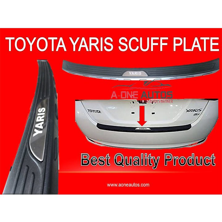Toyota Yaris Back Bumper Scuff Plate