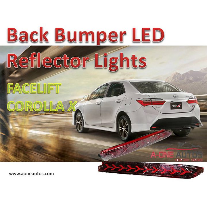 Back Bumper Reflector Lights Corolla X