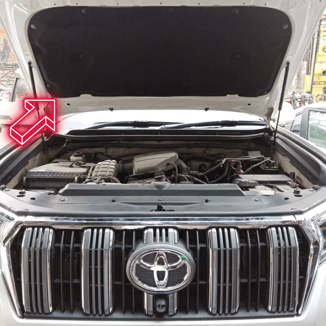 Toyota Parado 2016 Bonnet Insulator Heat Proofing & Sound Proofing with Clips