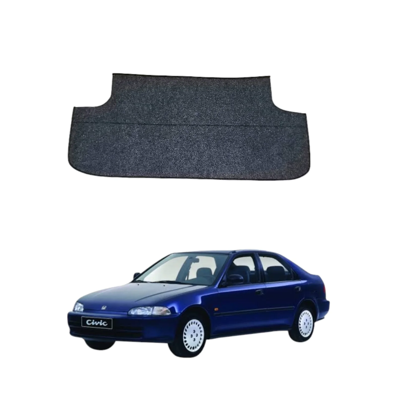 Honda Civic 1992-1995 Trunk Insulator Namda with Clips – Thickness 5mm