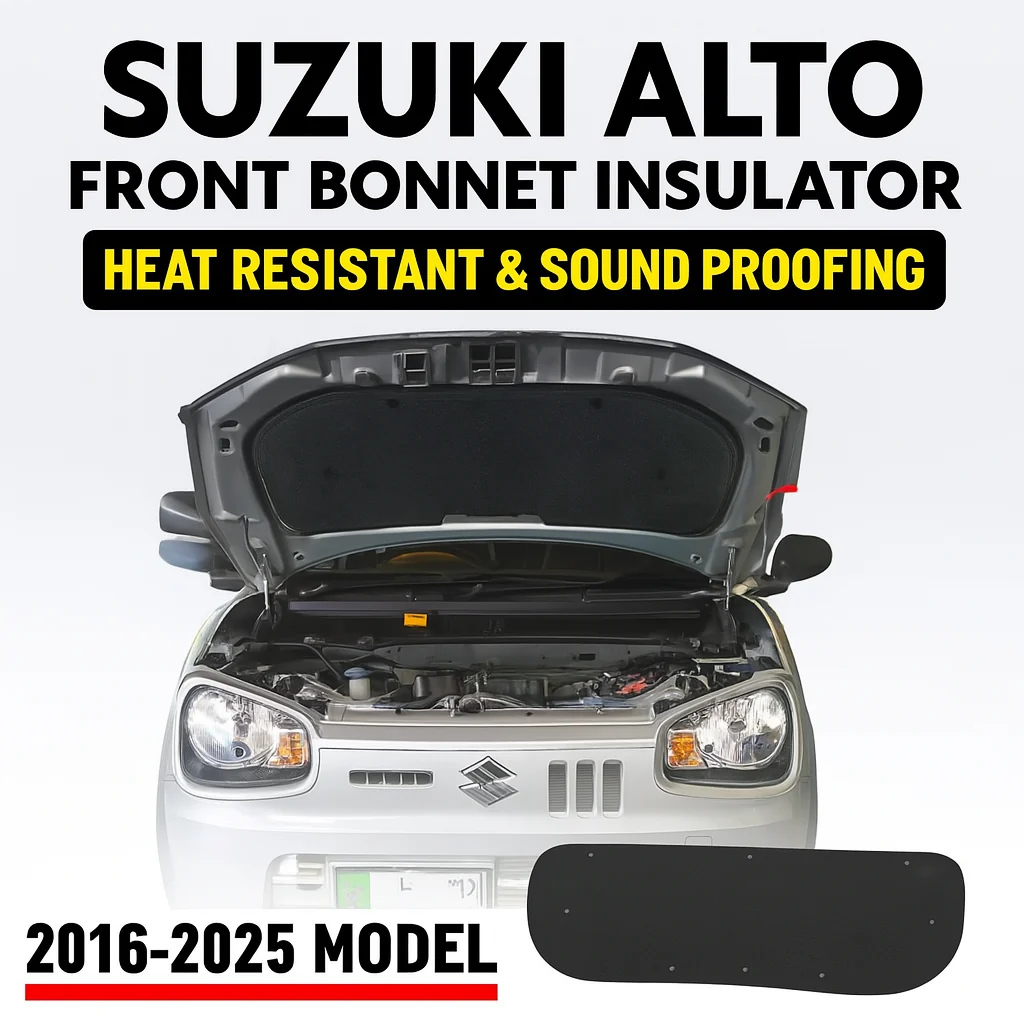 Suzuki Alto Bonnet Insulator Namda with Clips – Thickness 5mm view 4