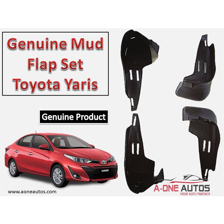 Genuine Mud Flap Set Toyota Yaris