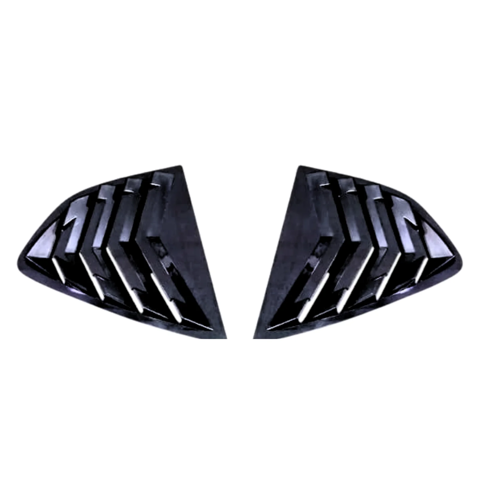 Suzuki Alto 2019-2026 Mugen Style Quarter Glass Louvers | ABS Rear Quarter Window Louvers view 2