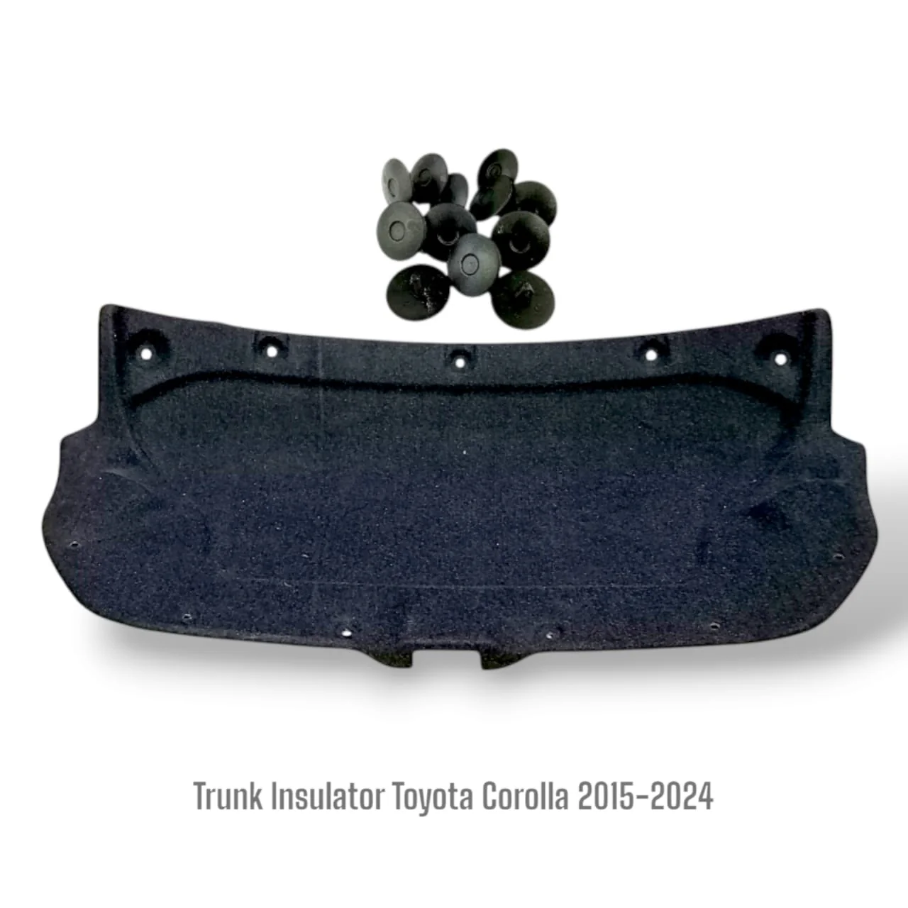Toyota Corolla 2015–2026 OEM Fiber Trunk Insulator with Clips | Dust & Noise Reduction view 3