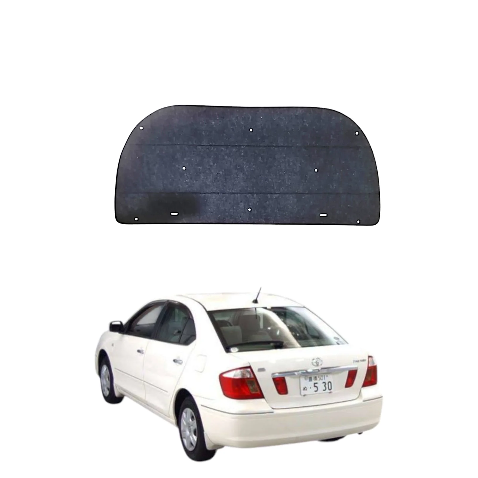 Toyota Premio 2003-2007 1.5 Bonnet Insulator Namda With Clips | Heat & Sound Proofing view 2