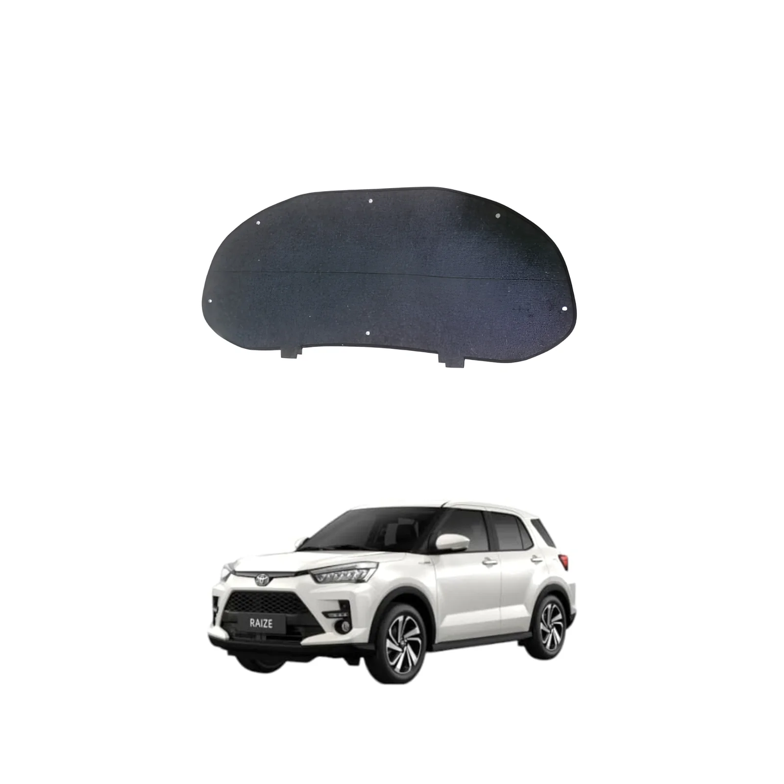 Toyota Raize Bonnet Insulator Namda 5mm with Clips
