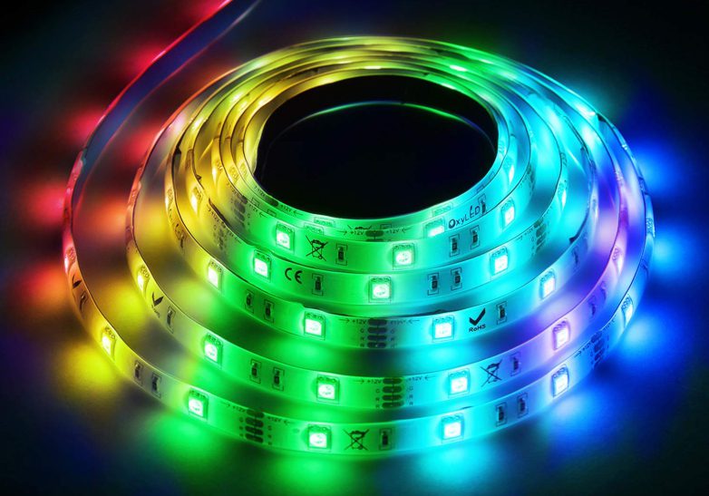 Flexible LED Light Strip Roll Multi-Color RGB | Universal Car Interior & Exterior Decorative Lighting view 2