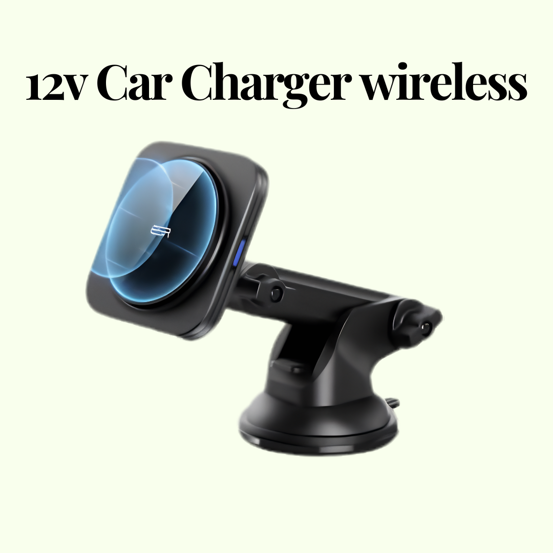 Magnetic Wireless Car Charger Mount – Fast Charging Phone Holder view 3
