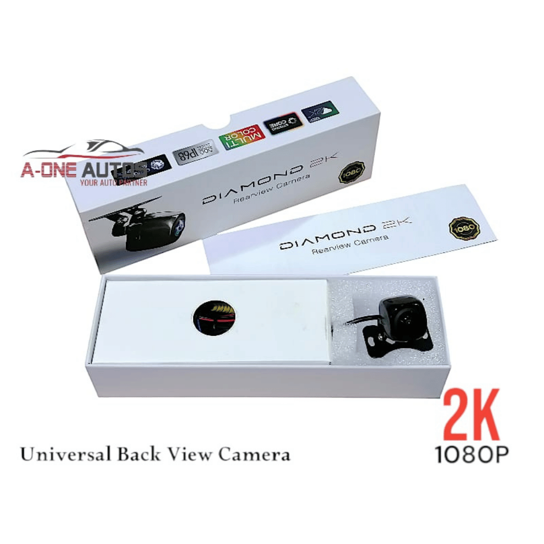 2K Diamond Ultra HD Night Vision Rear View Camera – 12V Universal Fit, IP68 Waterproof view 4