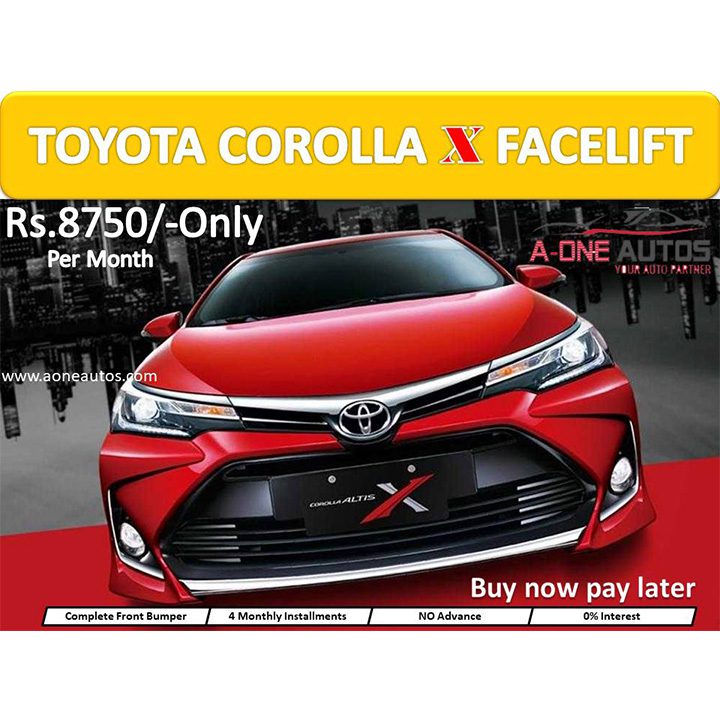 Facelift Toyota Corolla 2021 Front Complete Bumper