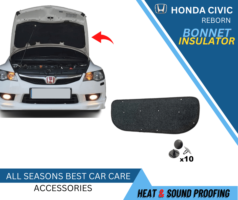 Bonnet Insulator Honda Civic Reborn For Heat Resistance & Sound Proofing
