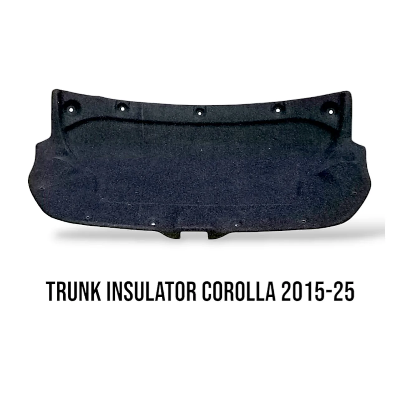 Toyota Corolla 2015–2026 OEM Fiber Trunk Insulator with Clips | Dust & Noise Reduction view 2
