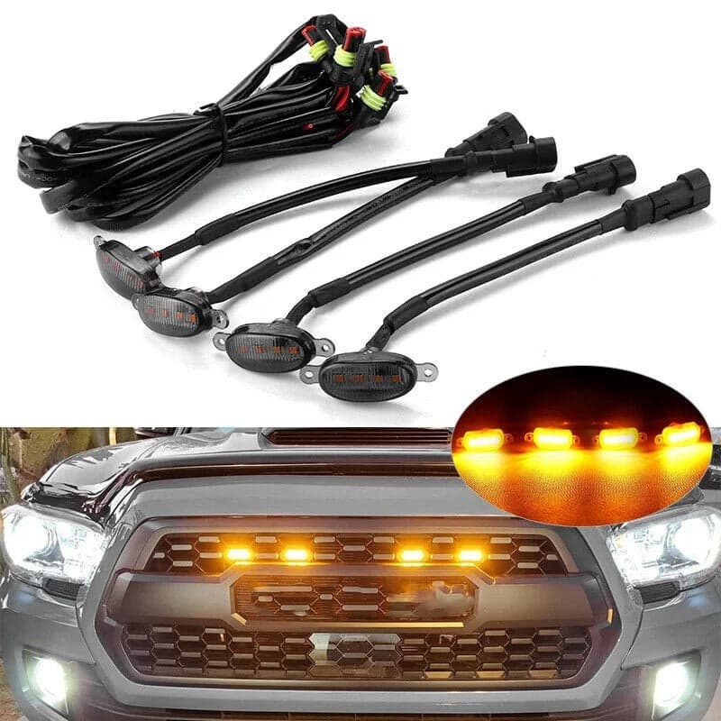 GMC Smoke Front Grill Light – Single Color LED Front Styling Upgrade