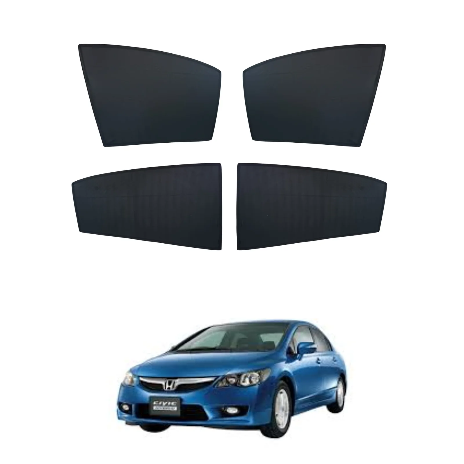 Honda Civic Reborn 2006-2012 Flexible Foldable Window Sun Shades