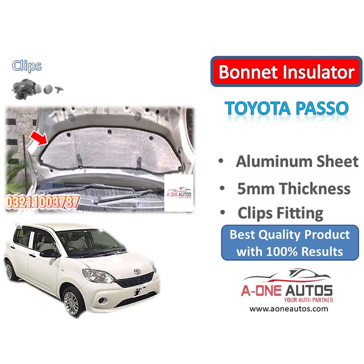 Toyota Passo | Bonnet Insulator for Heat Resistance & Sound Proofing