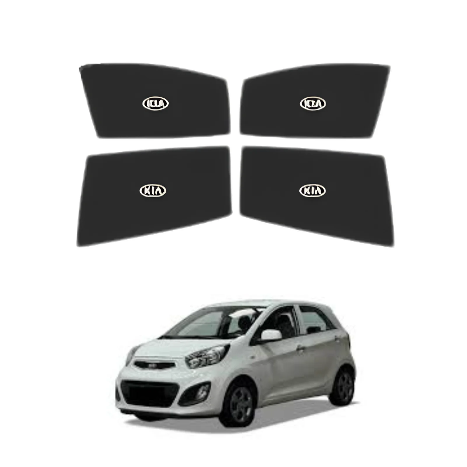 Kia Picanto Flexible Foldable Window Sun Shades