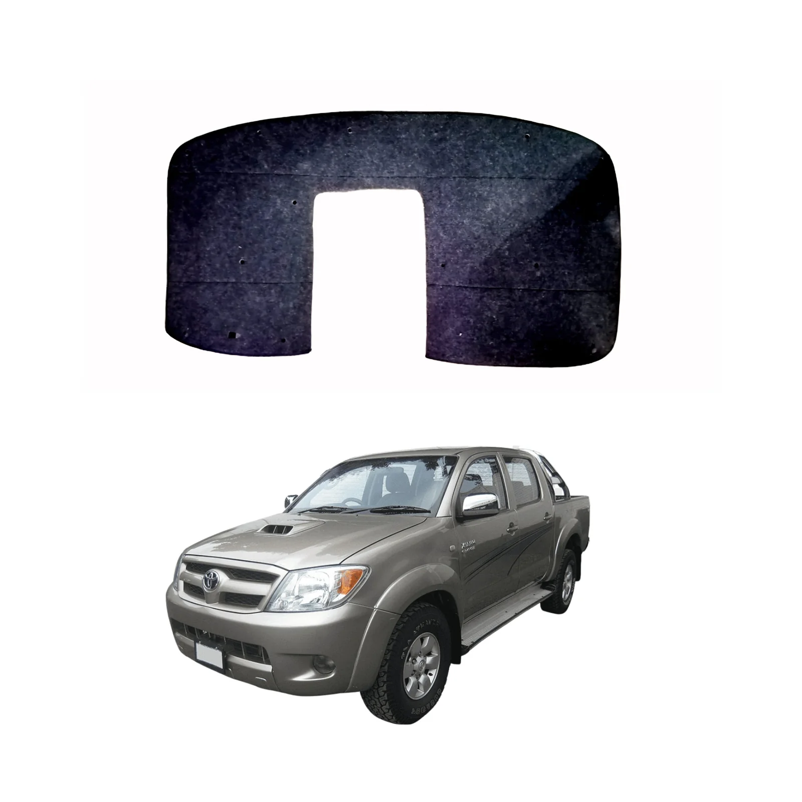 Toyota Hilux Vigo 2005 Bonnet Insulator Namda 5mm with Clips