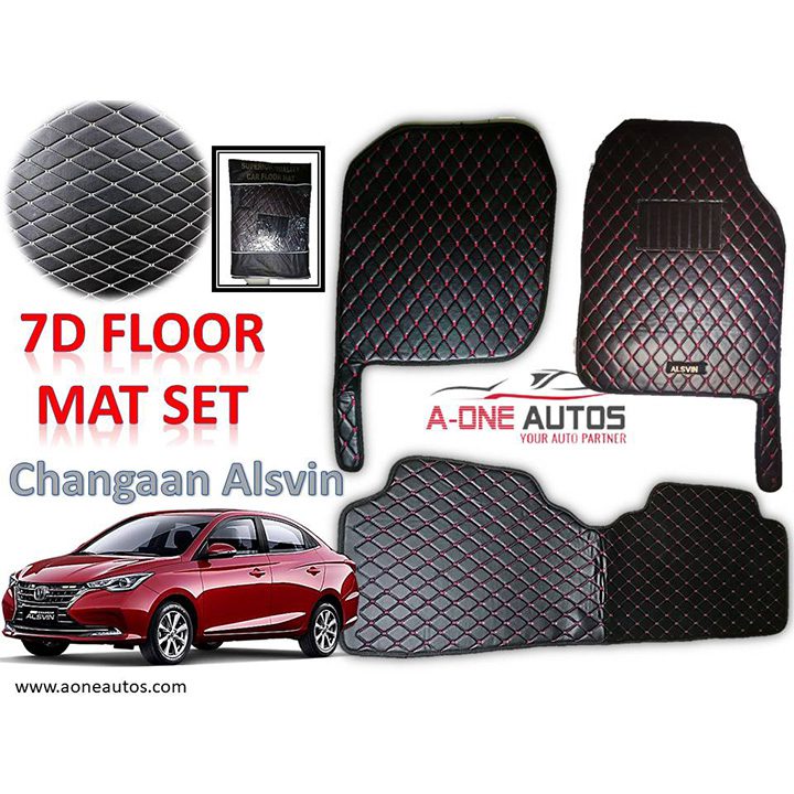 Changaan Alsvin 7D Luxury Floor Mat Set of 3pcs