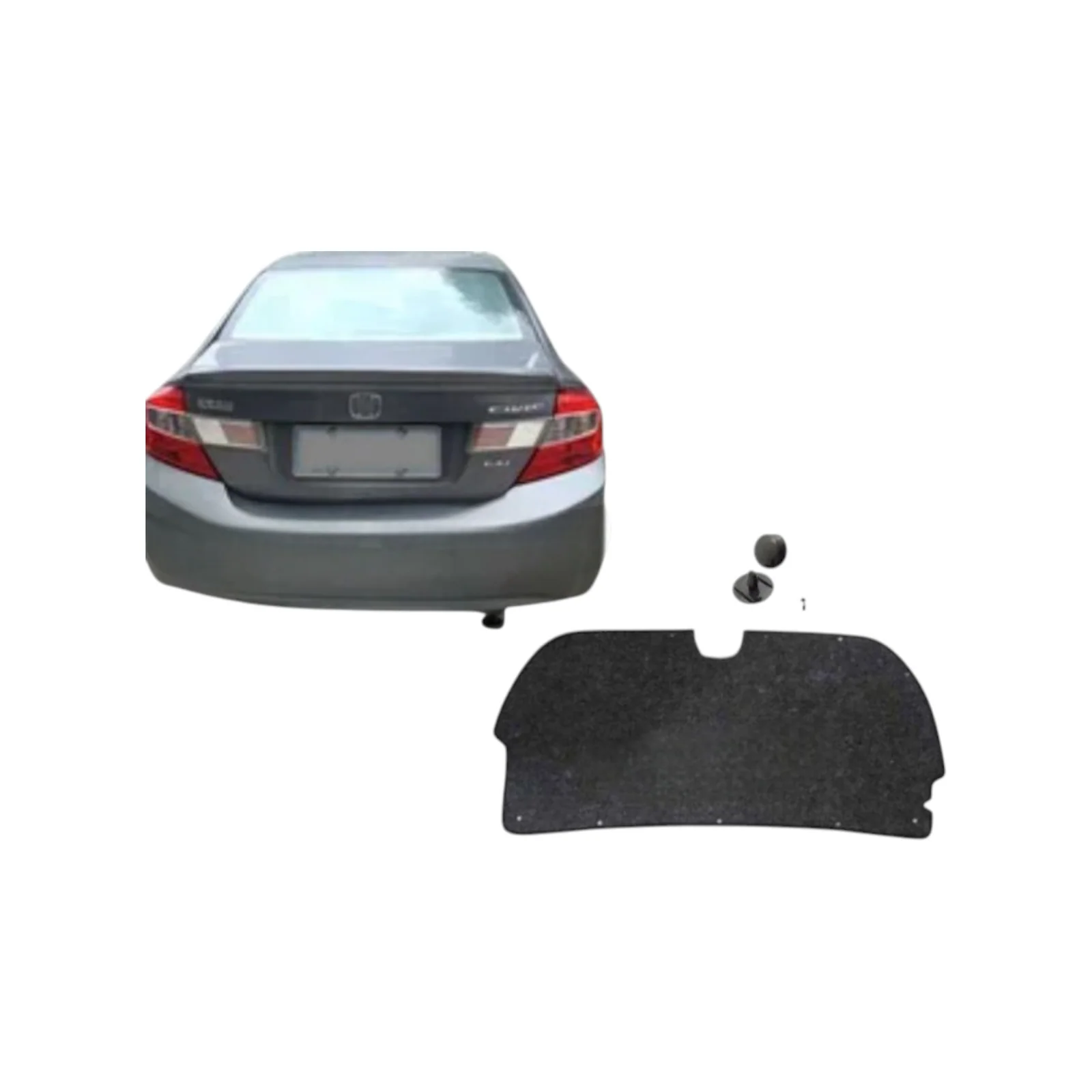 Honda Civic 2013-2014 Trunk Insulator | Dust & Sound Reduction