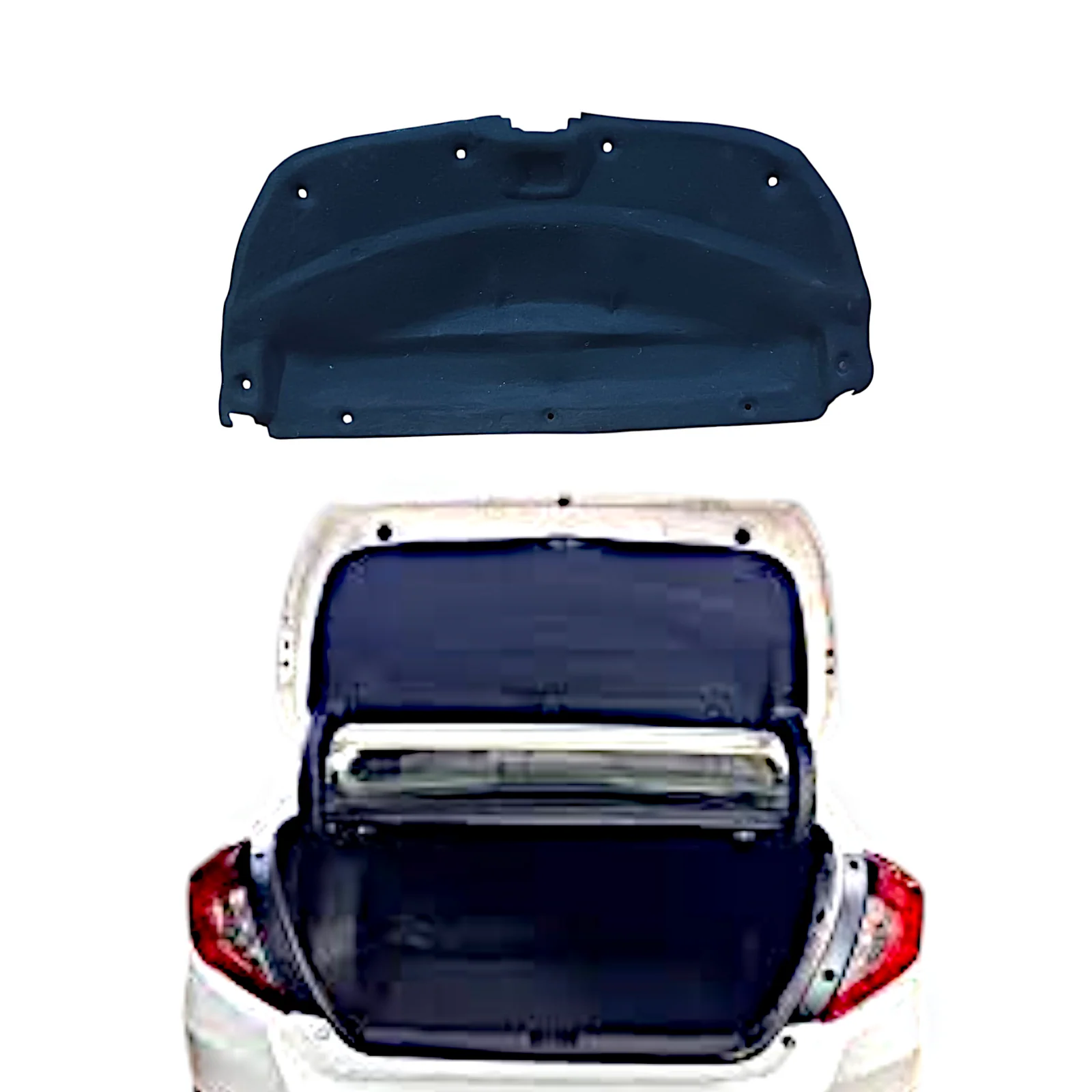 Honda CivicX 2016-20 OEM Fiber Trunk Insulator | Dust & Noise Reduction view 4