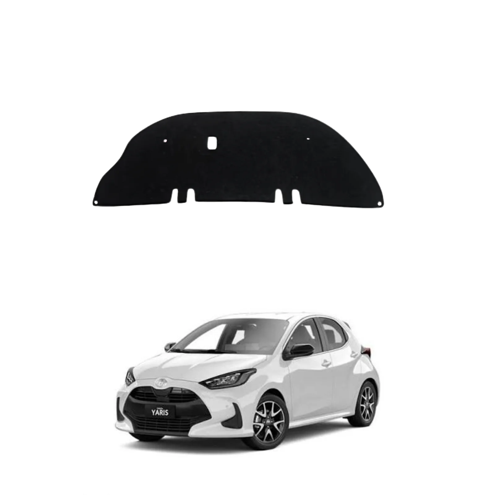 Toyota Yaris Japanese Model Bonnet Insulator Namda 5mm with Clips