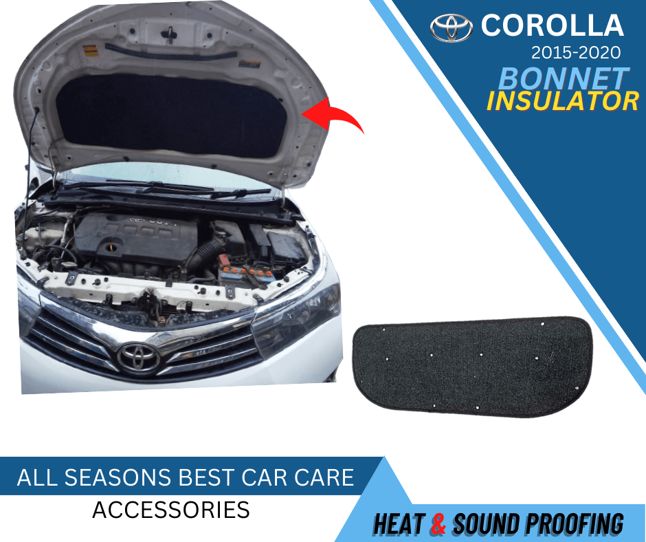 Bonnet Insulator For Corolla 2015 to 2020 for Heat Resistance & Sound Proofing