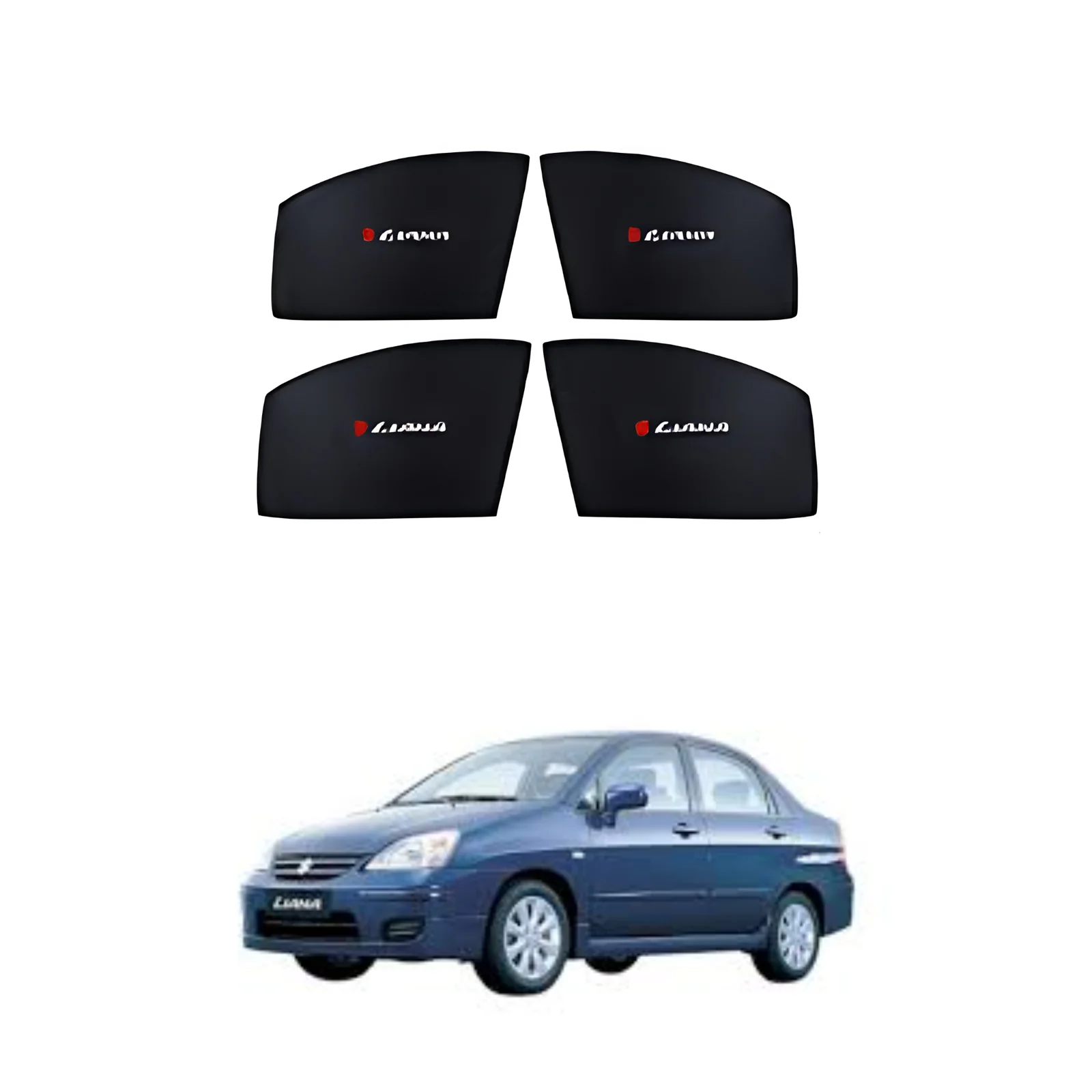Suzuki Liana 2002-2008 Flexible Foldable Window Sun Shades