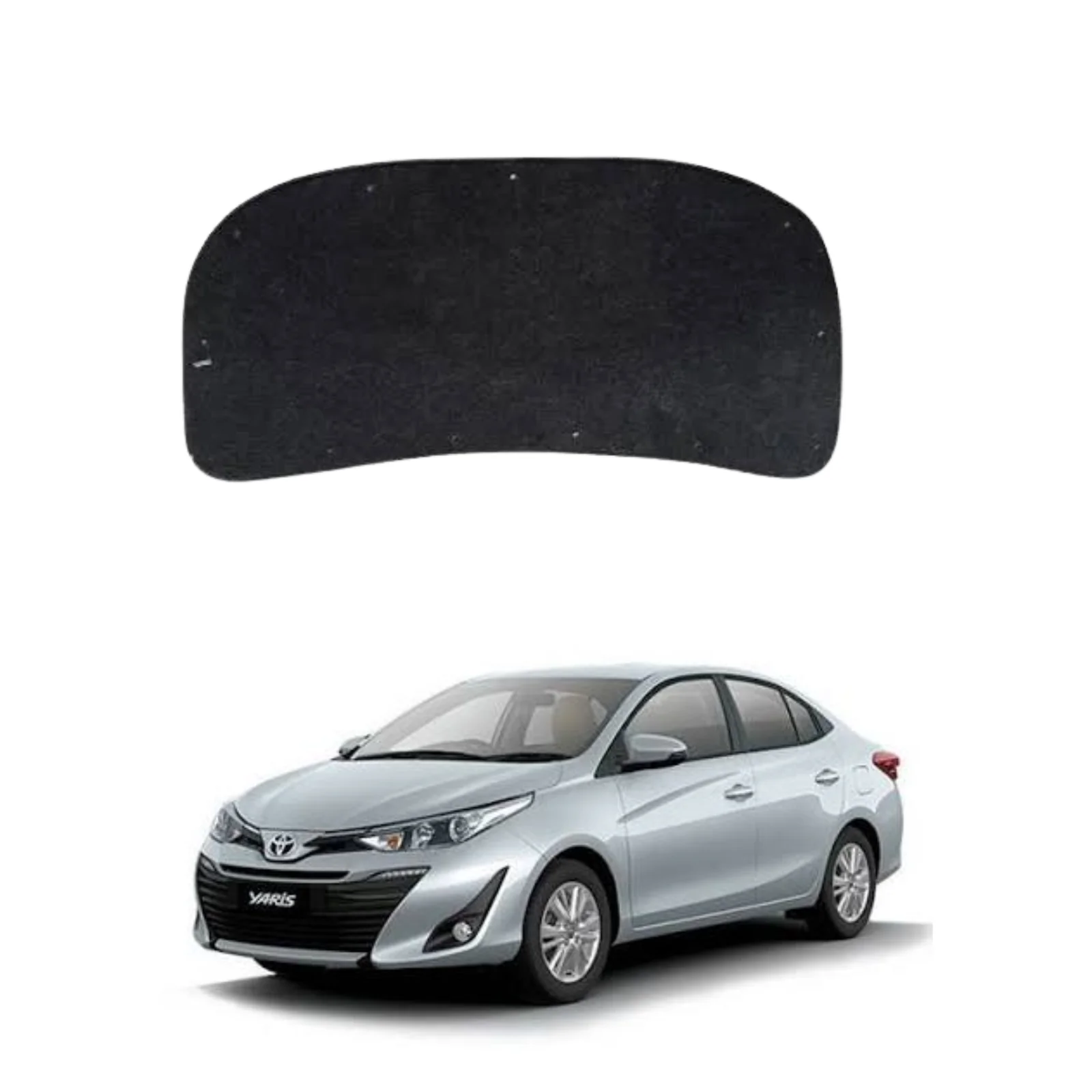 Toyota Yaris Bonnet Insulator Namda with Clips Premium