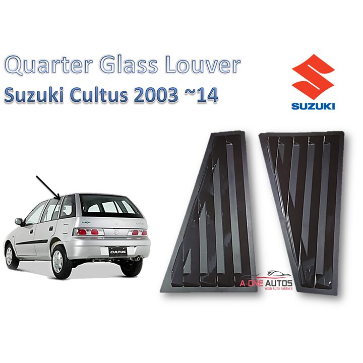 ABS Quarter Glass Louvers – Suzuki Cultus Old Model