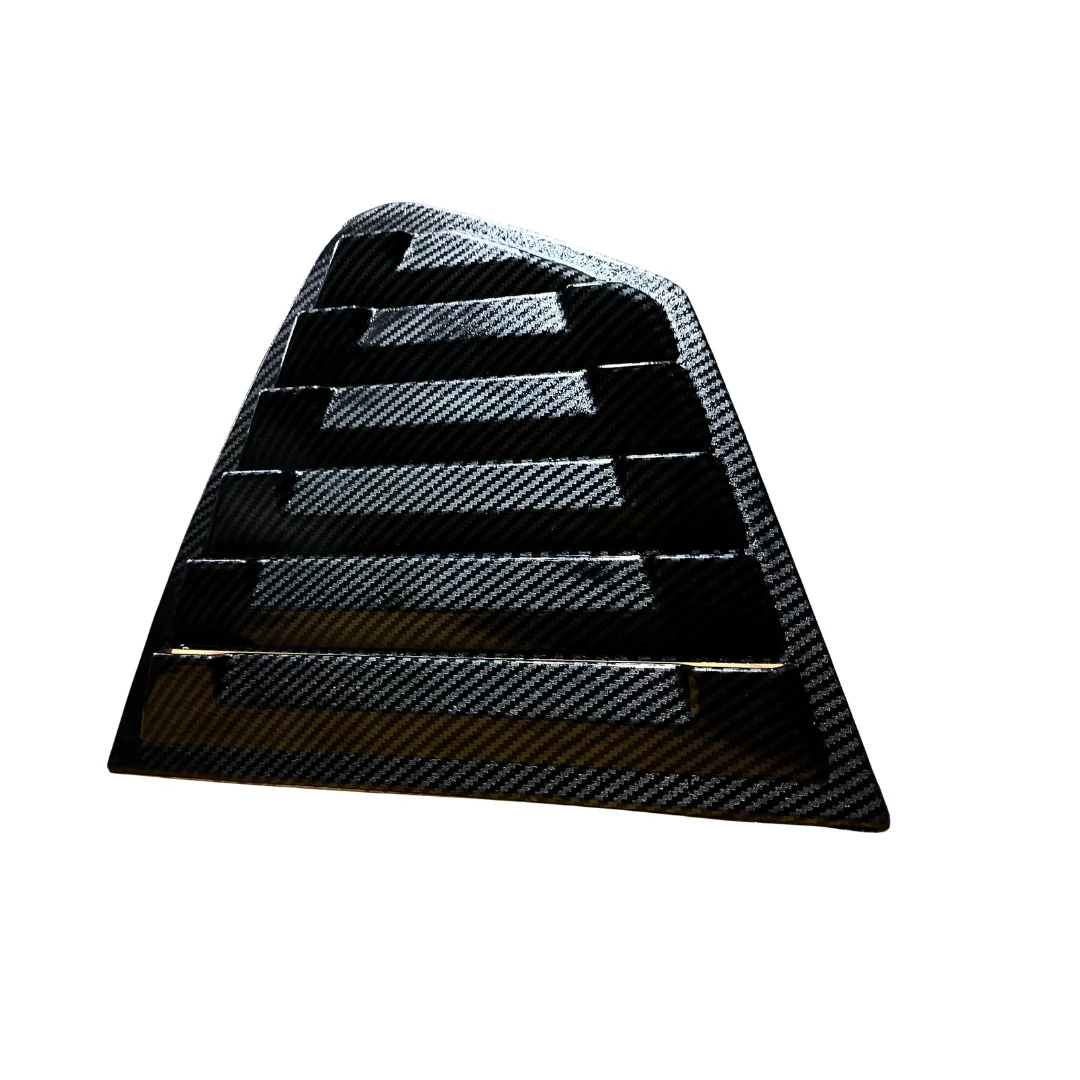 Honda City 2009-2021 Carbon Fiber Design Quarter Glass Louver (Pair) view 2