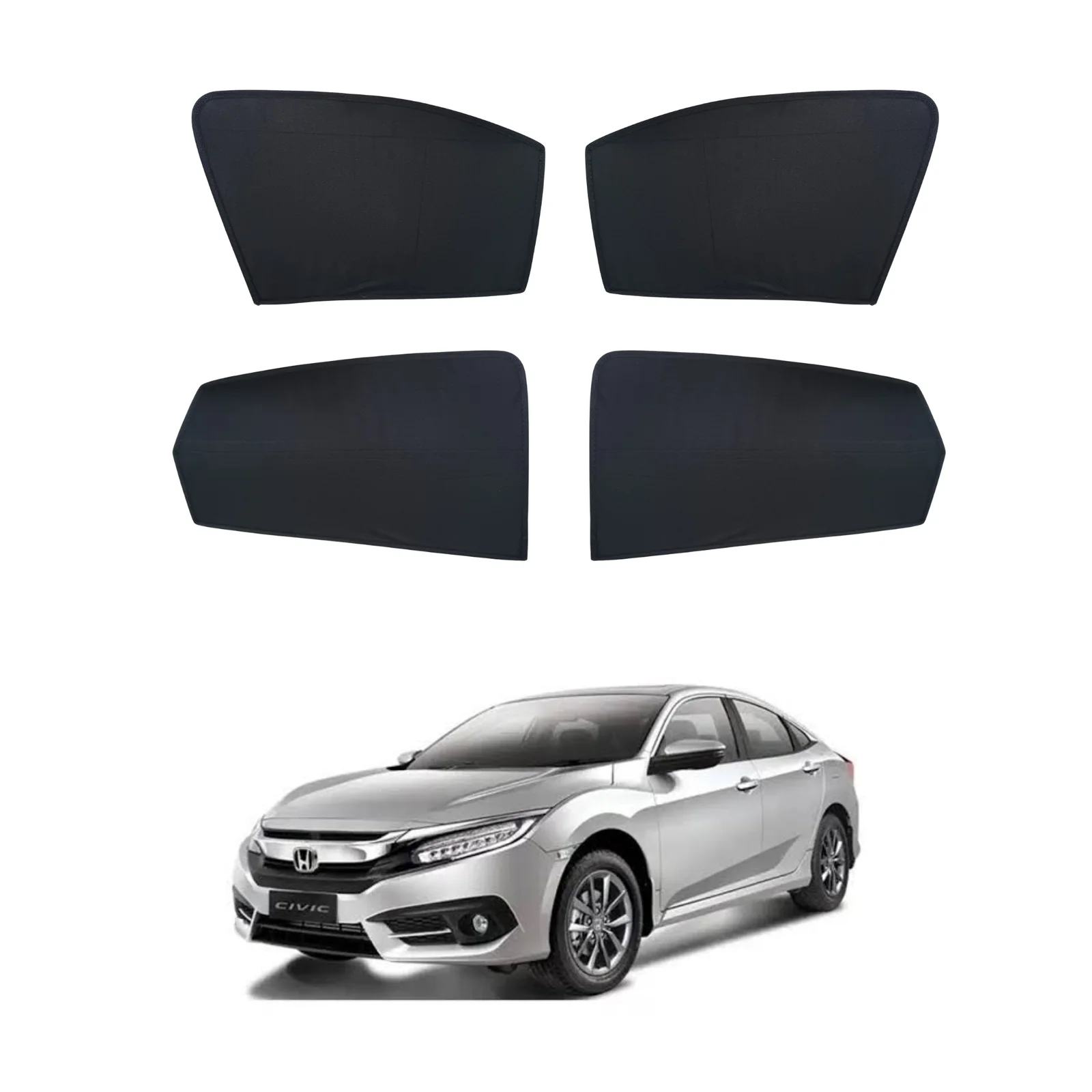 Honda Civic 2016-2021 Flexible Foldable Window Sun Shades