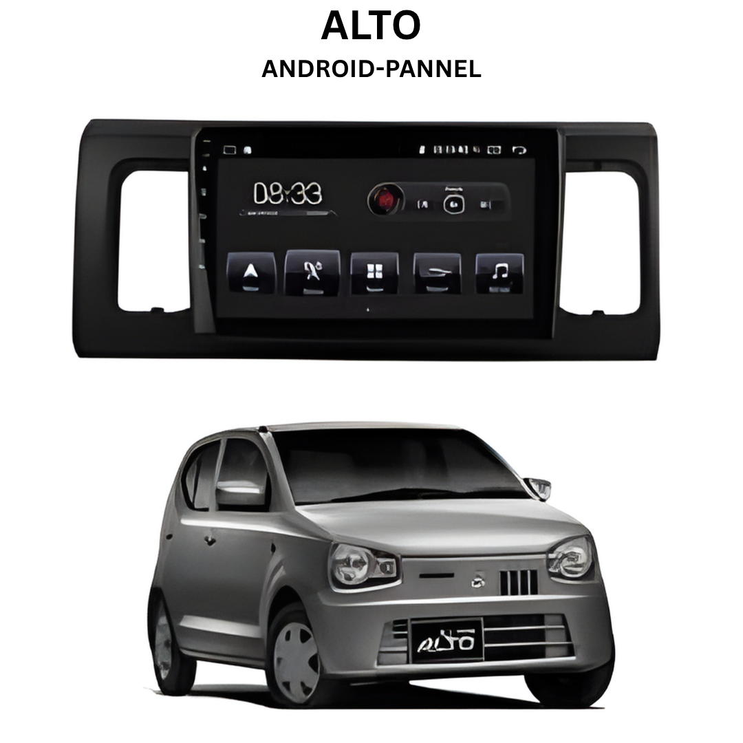 Android Panel For Suzuki Alto New with Back View Camera HD