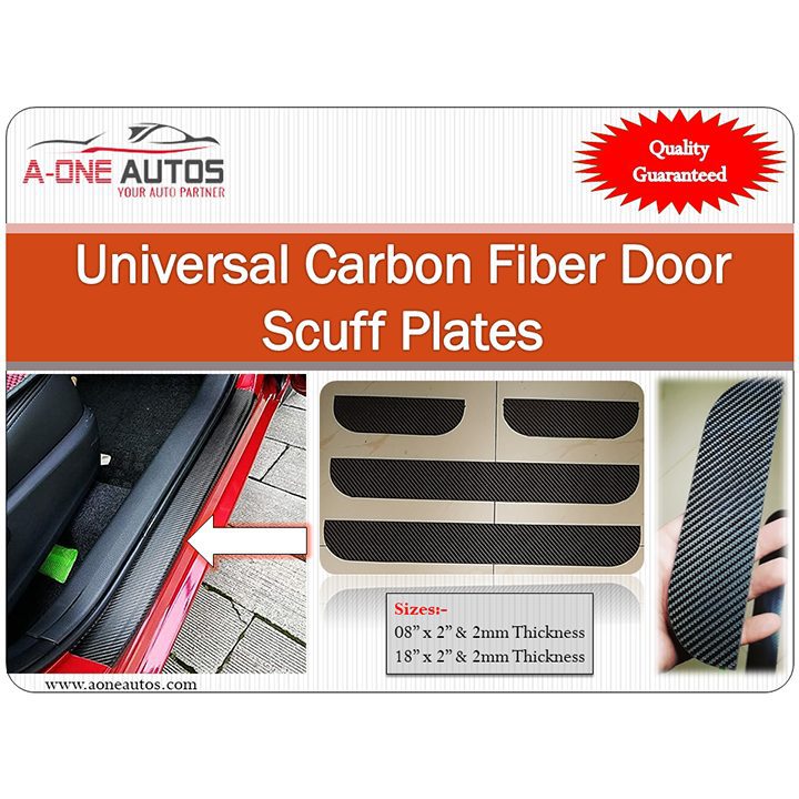 Universal Carbon Door Sill Plate Set