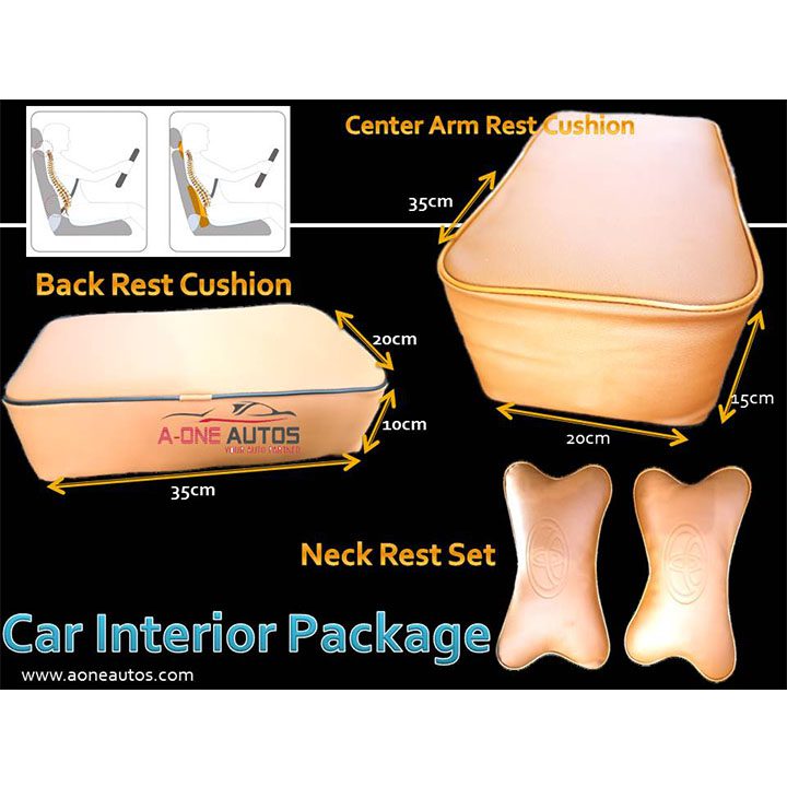 Car Interior Cushion Set – 5 Different Colors Available