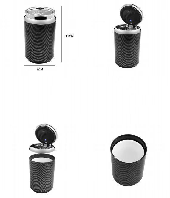 Large Size 8cm Car Ash Tray – Premium Design Smoke & Ash Control