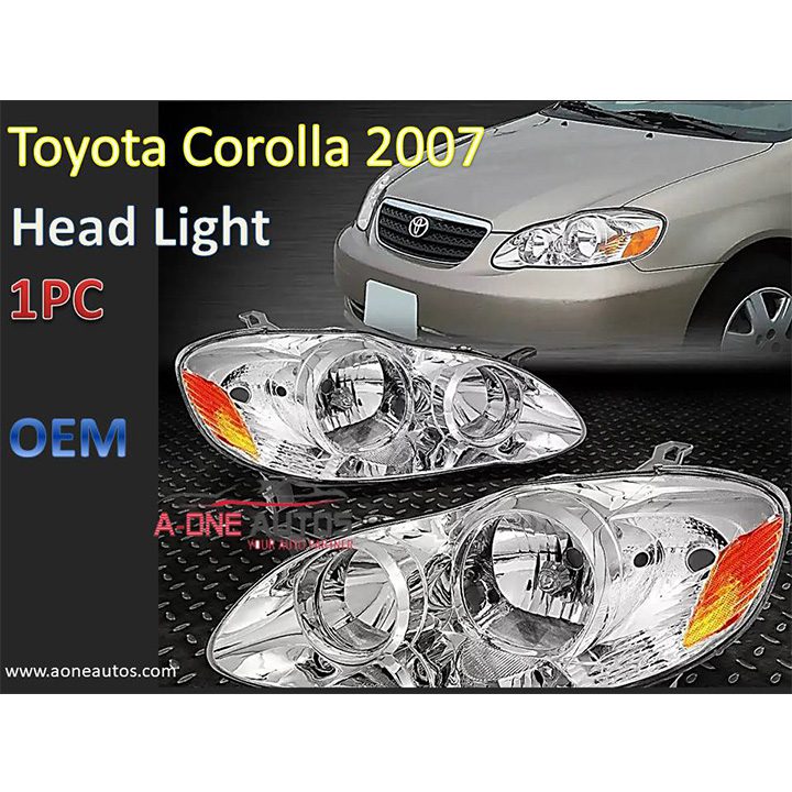 Head Light For Toyota Corolla 2007 1pc