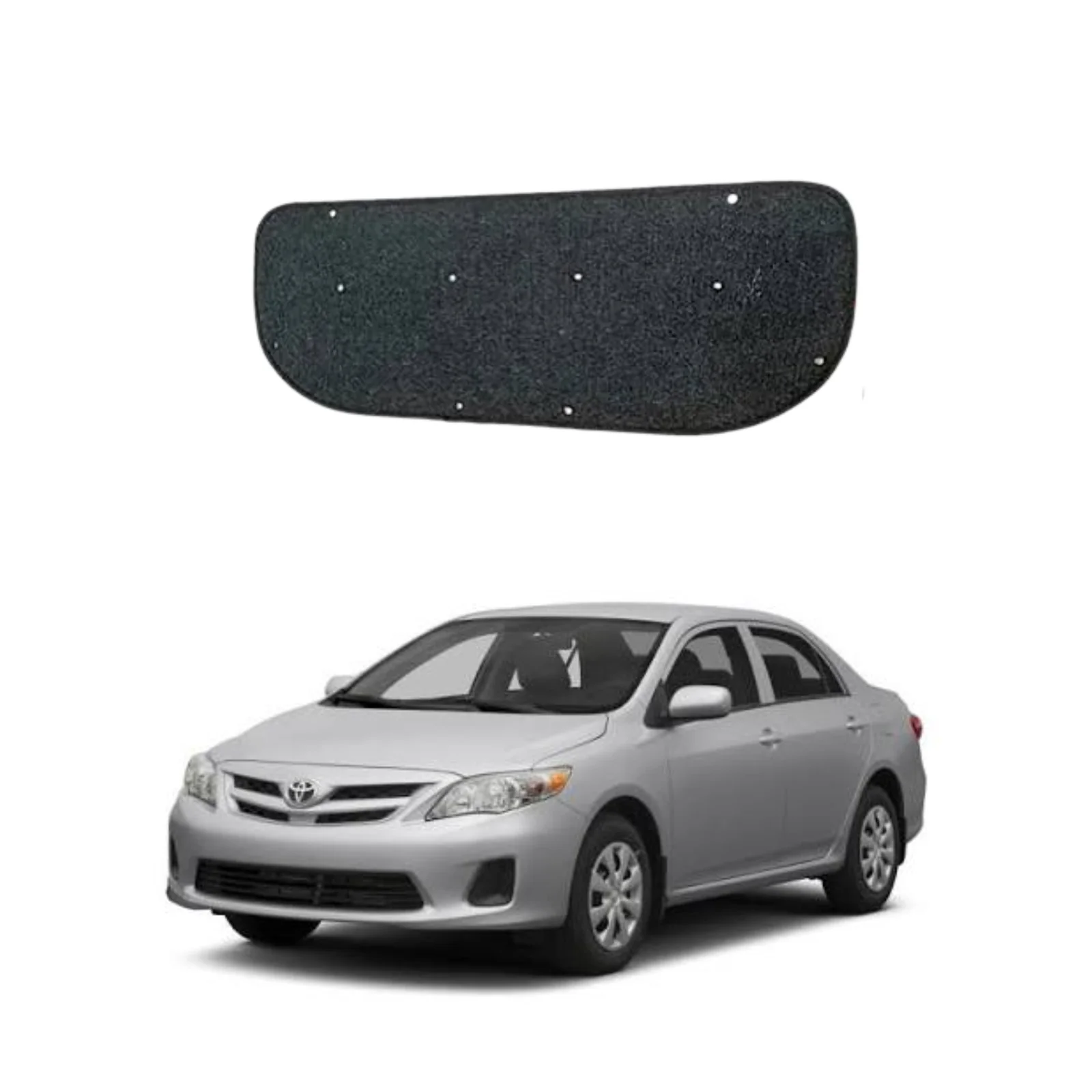 Toyota Corolla 2009-14 Bonnet Insulator Namda with Clips Premium